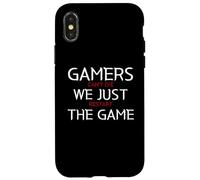 Carcasa para iPhone X/XS Gamers Can't Die We Just Restart The Game Funny Gaming Meme