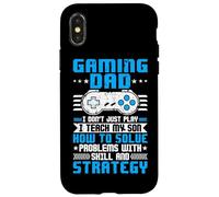 Carcasa para iPhone X/XS Gaming Dad I Don't Just Play I Enseño a Mi Hijo Cómo Resolver Pro