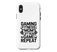 Carcasa para iPhone X/XS Gaming Fitness Lift Run Game Walk Repeat