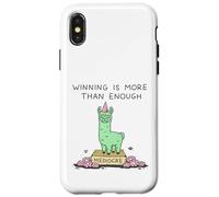 Carcasa para iPhone X/XS Ganar Es Más Que Suficiente Llama Mediocre Graciosa