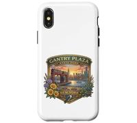 Carcasa para iPhone X/XS Gantry Plaza State Park Queens Long Island Nueva York Souvenir
