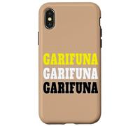 Carcasa para iPhone X/XS Garifuna Love Garinagu Afro Caribbean Garifuna Bandera Garifuna