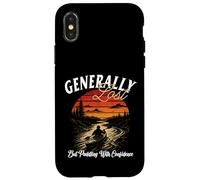 Carcasa para iPhone X/XS GENERALMENTE PERDIDO Pero Paddling con Confianza Aventuras en Canoa