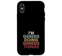 Carcasa para iPhone X/XS Genesis Name Genesis Personalized Name First Given