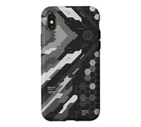 Carcasa para iPhone X/XS Geometría Black Ops: diseño futurista de Ropa técnica táctica