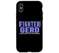 Carcasa para iPhone X/XS GERD Fighter Gastroesophageal Reflux Disease Camiseta