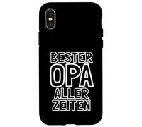 Carcasa para iPhone X/XS German: Bester Opa Aller Zeiten Best Grandpa of All Times