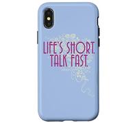 Carcasa para iPhone X/XS Gilmore Girls Life'S Short. Talk Fast.