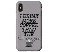 Carcasa para iPhone X/XS Gilmore Girls More Coffee