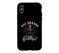Carcasa para iPhone X/XS Girl Empowered Afro Black Queen African Women