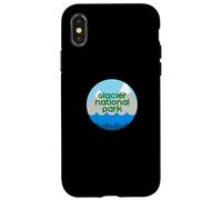 Carcasa para iPhone X/XS Glacier National Park in Canada Nature Vacation Souvenir