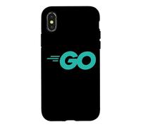 Carcasa para iPhone X/XS Go Programming Language con Go Logo Golang desarrolladores
