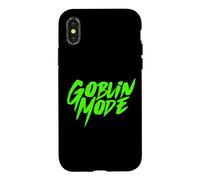 Carcasa para iPhone X/XS Goblin Mode Funny Goblincore Fantasy Cave Monster