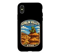 Carcasa para iPhone X/XS Goblin Valley State Park Utah Desierto Hoodoo Rock