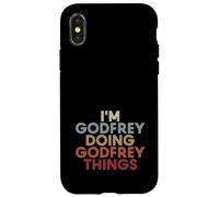 Carcasa para iPhone X/XS Godfrey Name Godfrey Personalized Name First Given