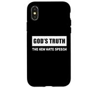 Carcasa para iPhone X/XS God'S Truth The New Hate Speech: Political Correctness