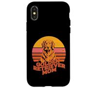 Carcasa para iPhone X/XS Golden Retriever MOM: Idea para Mujer, Lindos Pantalones Cortos de Verano