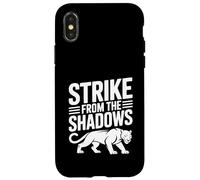 Carcasa para iPhone X/XS Golpe de la Pantera de Las Sombras