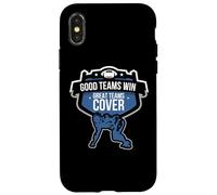 Carcasa para iPhone X/XS Good Teams Win Great Teams Cover Sports Betting Gambling