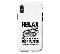 Carcasa para iPhone X/XS Gráfico de Estrellas Relax The Tuba Player Is Here