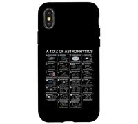 Carcasa para iPhone X/XS Gráfico Educativo de astrofísica A-Z Space Concepts