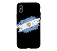 Carcasa para iPhone X/XS Gráfico Grunge Envejecido de la Bandera de Argentina