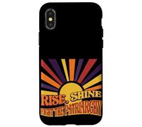 Carcasa para iPhone X/XS Gráfico Retro de Rise Shine Fight The Patriarchy Sunburst