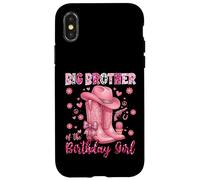 Carcasa para iPhone X/XS Gran Hermano del Cumpleaños Chica Divertido Lindo Vaquero