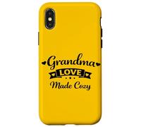 Carcasa para iPhone X/XS Grandma Love Made Cozy Día de la Madre - Abuela Amorosa Orgullosa