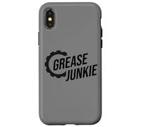 Carcasa para iPhone X/XS Grease Junkie Monkey Mechanic Tech Garage Repair Engines