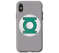 Carcasa para iPhone X/XS Green Lantern Circle Logo Distressed