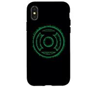 Carcasa para iPhone X/XS Green Lantern Green Flame Logo