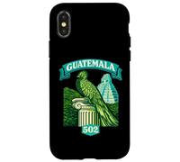 Carcasa para iPhone X/XS Guatemala Quetzal Chapín 502 Tikal Antigua Guatemalteco Maya