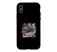 Carcasa para iPhone X/XS Gudrid Thorbjarnardottir Viking nórdico Vinland