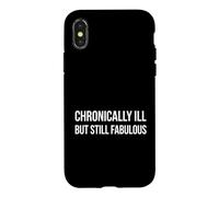 Carcasa para iPhone X/XS Guerrero Spoonie Crónicamente Enfermo Pero Todavía Fabuloso