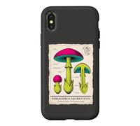 Carcasa para iPhone X/XS Guía de Campo de Hongos Vintage para micología