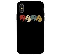 Carcasa para iPhone X/XS Guitarra púa Guitarrista músico músico Guitarrista