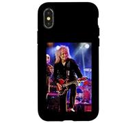 Carcasa para iPhone X/XS Guitarrista Brian May Queen & Adam Lambert por Dick Barnatt