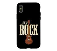 Carcasa para iPhone X/XS Guitarrista Let's Rock Guitarrista