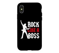 Carcasa para iPhone X/XS Guitarrista Principal Rítmico Banda De Rock Like A Boss