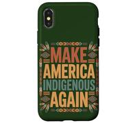 Carcasa para iPhone X/XS Hacer Que Estados Unidos Sea indígena Otra Vez | Declaración Consciente de la Tierra
