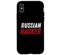 Carcasa para iPhone X/XS Hacker Ruso Ciberseguridad Humor Code Breaker Rusia Coder