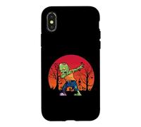 Carcasa para iPhone X/XS Halloween Dabbing Zombie Cerebro Divertido Creepy Dab Pose