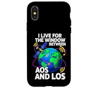 Carcasa para iPhone X/XS Ham Radio Satellite AOS LOS Acquisition Signal Design
