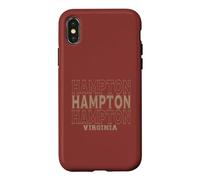 Carcasa para iPhone X/XS Hampton Virginia Vintage