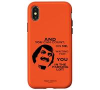 Carcasa para iPhone X/XS Happy Gilmore 30th Anniversary Mr. Larson Count On Me