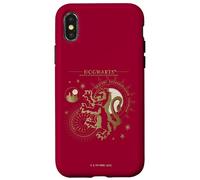 Carcasa para iPhone X/XS Harry Potter Bravery, Deterimation, Courange, Gryffindor