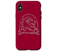 Carcasa para iPhone X/XS Harry Potter Gryffindor Lion Traits