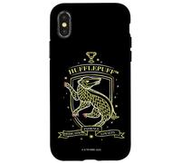 Carcasa para iPhone X/XS Harry Potter Hand Drawn Hufflepuff Shield
