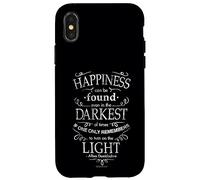 Carcasa para iPhone X/XS Harry Potter Happiness Quote